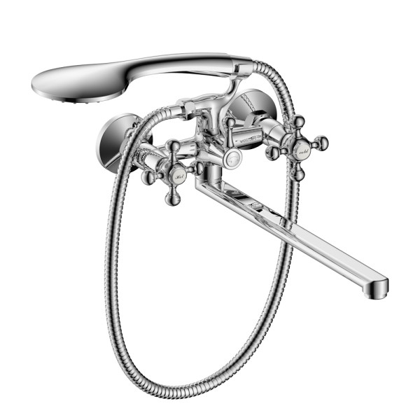 Смеситель для ванны и душа Wesnaart Rassvet хром (RAS02-320)