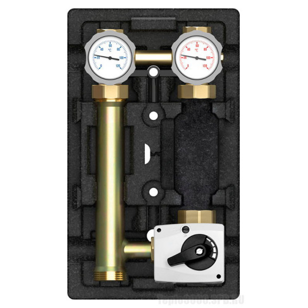 Насосная группа Meibes MK 1" смесительная с сервоприводом с насосом Grundfos UPM3 Hybrid 25-70 (подача справа) (M66831.36MRU) Насосная группа Meibes MK 1" смесительная с сервоприводом с насосом Grundfos UPM3 Hybrid 25-70 (подача справа) (M66831.36MRU)