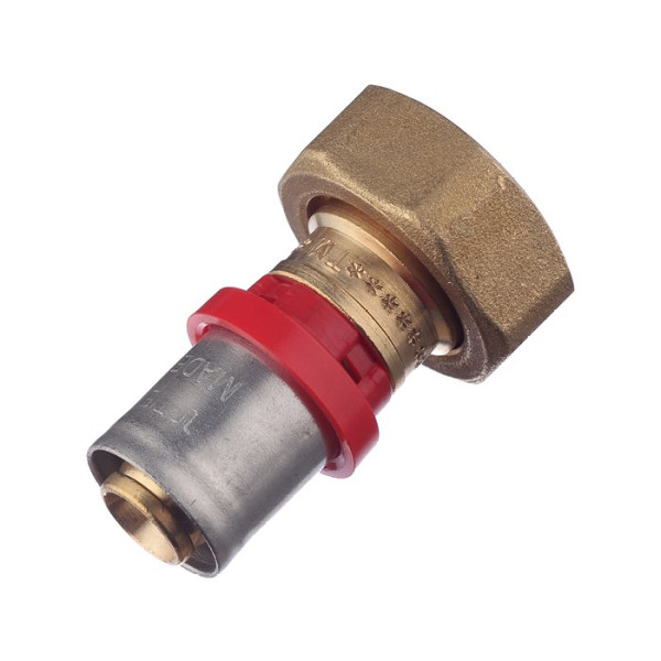 Соединение прямое Tiemme 16х3/4"(18) евроконус с накидной гайкой (пресс) (1650076 / 1666G001605CZ) Соединение прямое Tiemme 16х3/4"(18) евроконус с накидной гайкой (пресс) (1650076 / 1666G001605CZ)