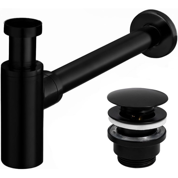 Донный клапан Rea чёрный матовый (REA-A5215) Донный клапан Rea чёрный матовый (REA-A5215)