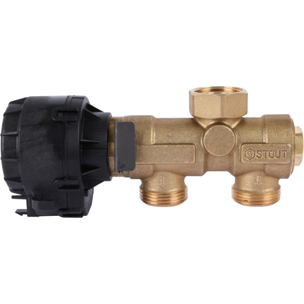 Комплект трехходового клапана Stout (котел + бойлер) (SFB-0001-000001)
