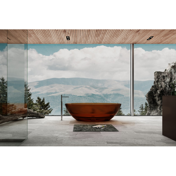 Ванна прозрачная Abber Kristall 180x85 коричневая (AT9702Opal) Ванна прозрачная Abber Kristall 180x85 коричневая (AT9702Opal)