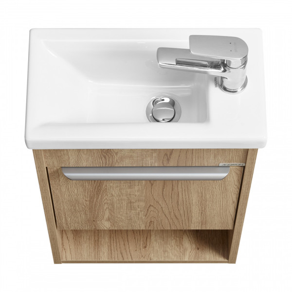 Тумба подвесная Aquaton Хоуп 384x212x550 коричневый (1.A287.1.01H.P6C.0)