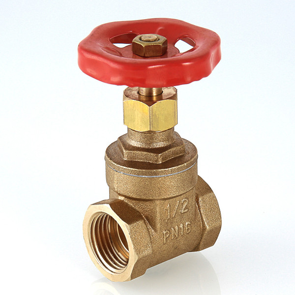 Задвижка клиновая 3/4" Valtec (красная рукоятка) VT.012.G.05