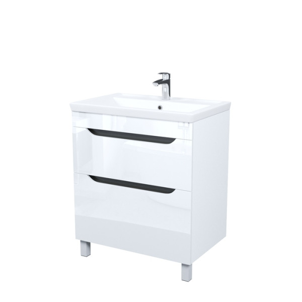 Тумба напольная Iddis Ray 70 см белый подходит умыв. 4077000i28 (RAY70WFi95)