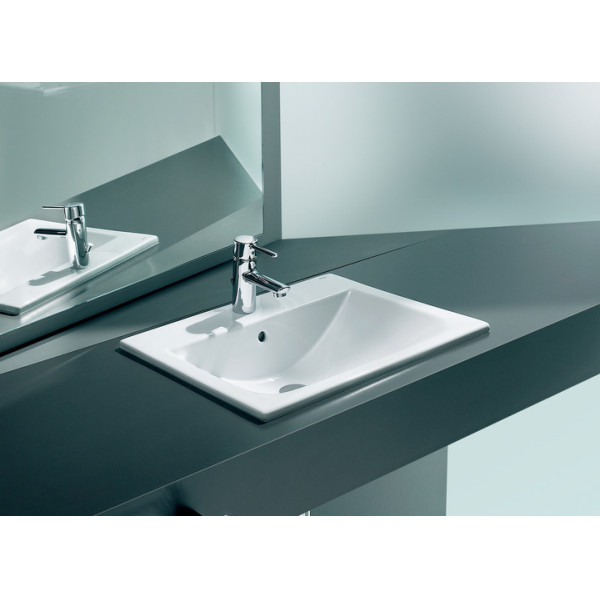 Раковина подвесная Roca Diverta 55х42,5х17 врезная (сверху) белая (732711600Y) Раковина подвесная Roca Diverta 55х42,5х17 врезная (сверху) белая (732711600Y)