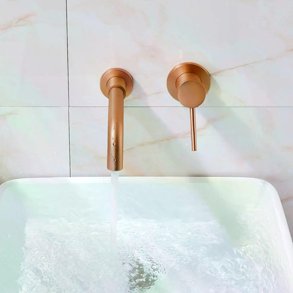 Смеситель для раковины Rea Lungo long медь матовая (REA-B4601) Смеситель для раковины Rea Lungo long медь матовая (REA-B4601)