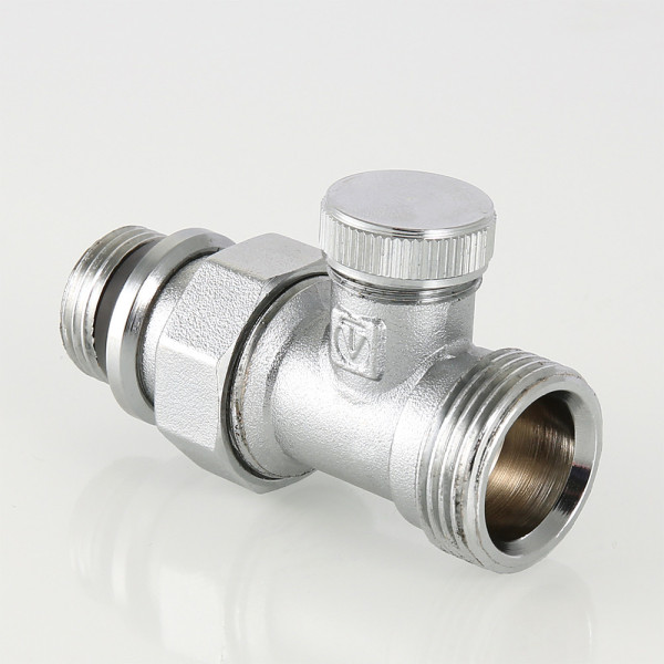 Клапан настроечный прямой 1/2"*3/4"(18) евроконус Valtec VT.020.NER (с уплотн. кольцом) (VT.020.NER.04)