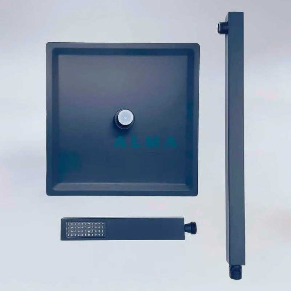 Душевая система ALMAes Leine черная матовая (TVZ-0810) Душевая система ALMAes Leine черная матовая (TVZ-0810)