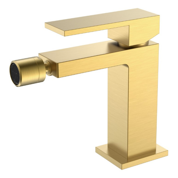 Смеситель для биде Boheme Qubic золотой (476-MG) Смеситель для биде Boheme Qubic золотой (476-MG)