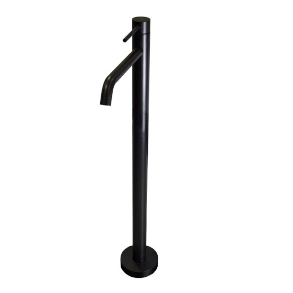 Смеситель напольный Paffoni Light черный (LIG031NO)