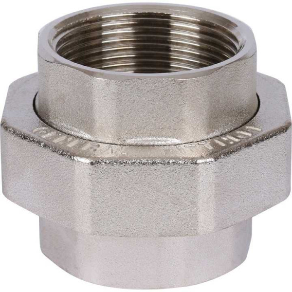 Сгон прямой (американка) 1" ВВ Stout (никель) SFT-0034-000001