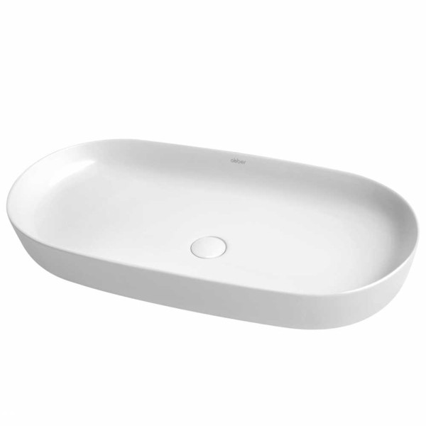 Раковина накладная Abber Bequem белая (AC2110)