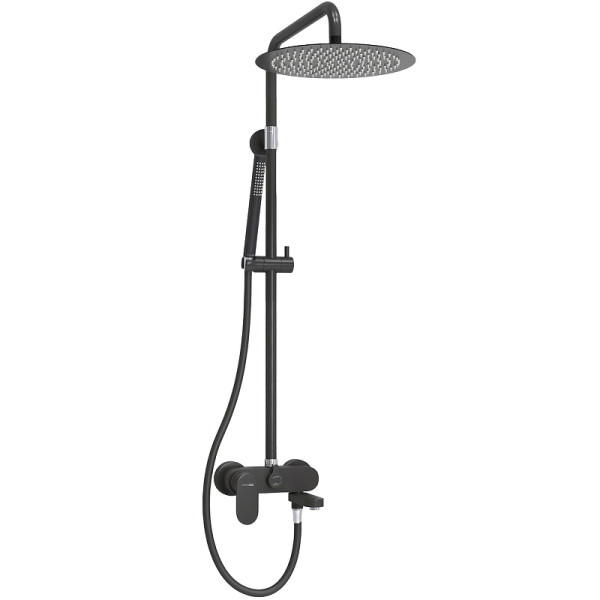 Душевая система WasserKRAFT черная (A174.160.217.CB)