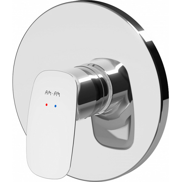 Смеситель для душа AM.PM Spirit V2.1 внешняя часть, монтируемый в стену, хром (F71A75000)