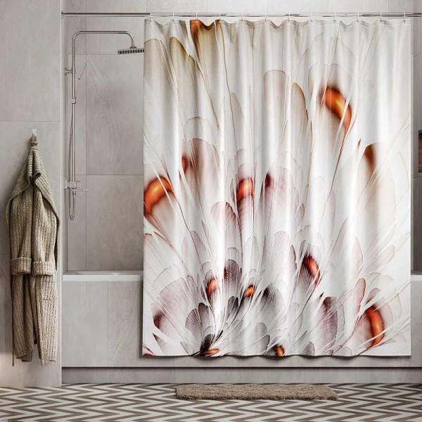 Душевая шторка для ванны Wasser Kraft Nau 180x200 (SC-77103) Душевая шторка для ванны Wasser Kraft Nau 180x200 (SC-77103)