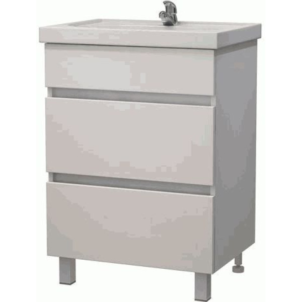 Тумба напольная Melodia Модерн 60 (Фостер 60) DB2 57,5x80 белая (MFR79472WT)