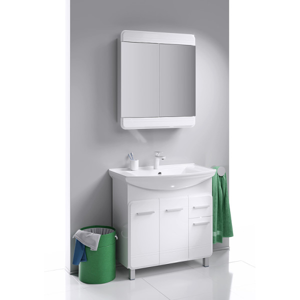 Тумба напольная Aqwella Corsica 810x350x800 белый (KOR0108)