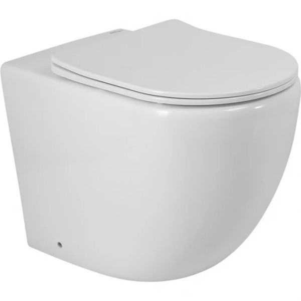 Унитаз приставной BelBagno Sfera-R с сиденьем soft close (BB2141CBR/SC)