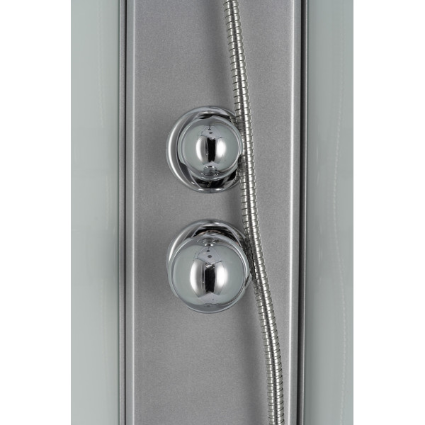 Душевая кабина Loranto 80x100x215 стекло матовое, профиль сатин (CS-5180-13R F)