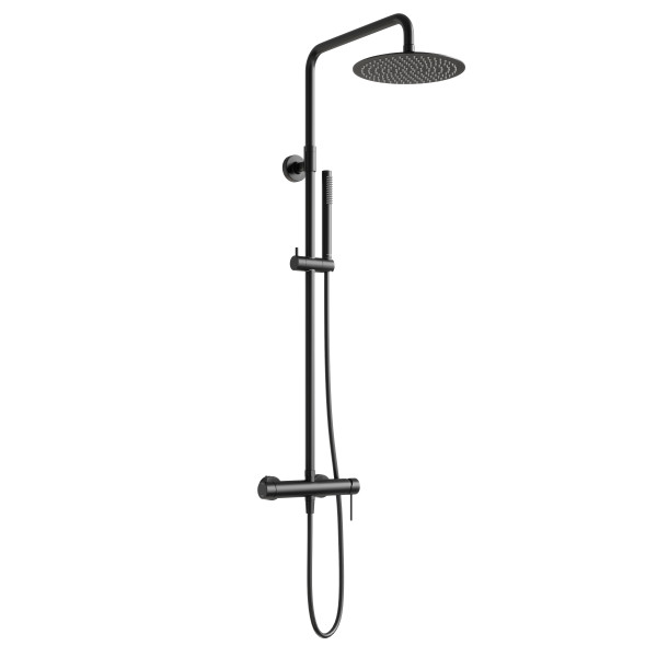 Душевая система WasserKRAFT черный матовый (A30002BL)