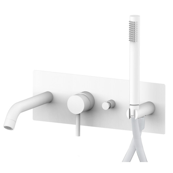 Смеситель для ванны и душа Paffoni Light термостатический, белый (LIG001BO) Смеситель для ванны и душа Paffoni Light термостатический, белый (LIG001BO)