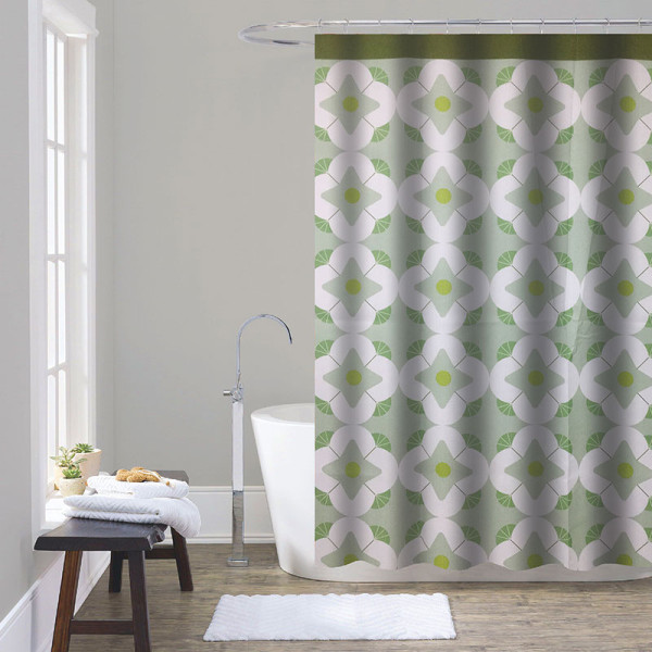 Шторка для ванны текстильная Melodia 180х2000 Оливковая фантазия (MZ-157) Шторка для ванны текстильная Melodia 180х2000 Оливковая фантазия (MZ-157)