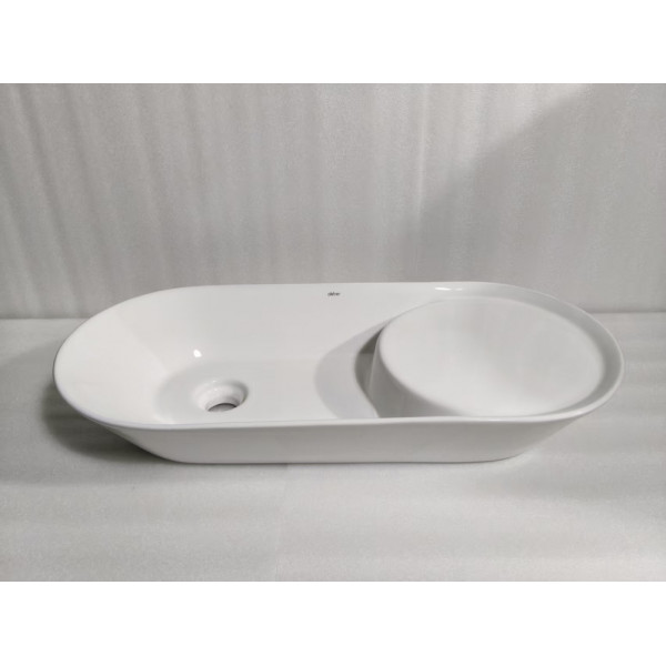 Раковина накладная Abber Bequem 72x33x13 белая (AC2120)