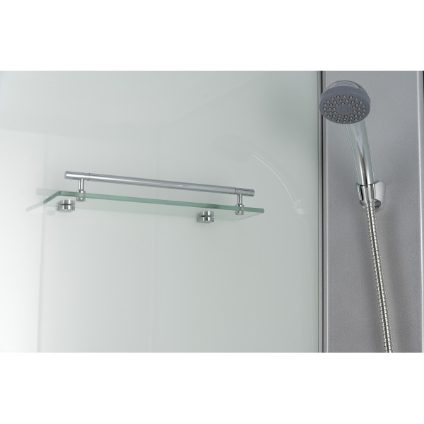 Душевая кабина Loranto 80x100x215 стекло матовое, профиль сатин (CS-5180-13R F)