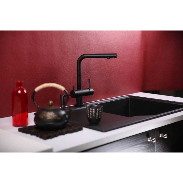 Смеситель для кухни Omoikiri Nagano-GB графит (4994284)