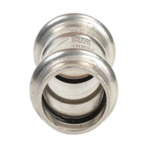 Муфта 28 Rehau EdelPress (пресс, нержавеющая сталь) (11901281001) Муфта 28 Rehau EdelPress (пресс, нержавеющая сталь) (11901281001)