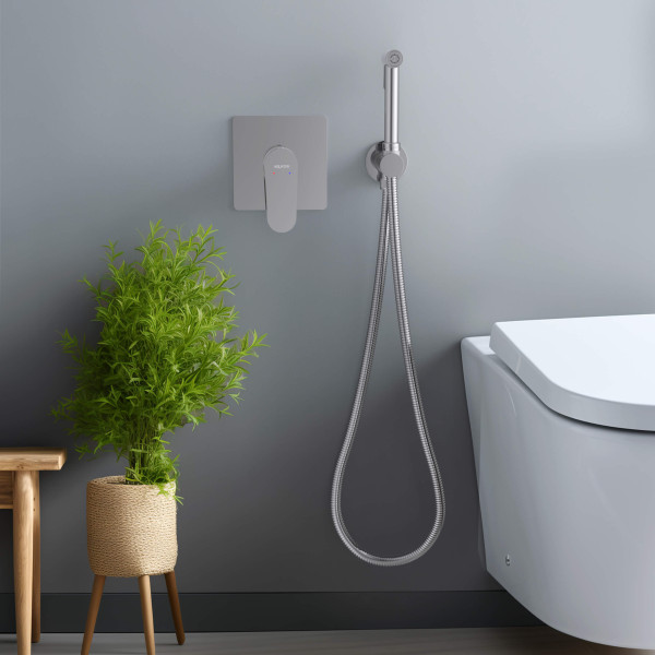 Смеситель с гигиеническим душем Aquatek Оберон хром (AQ1219CR) Смеситель с гигиеническим душем Aquatek Оберон хром (AQ1219CR)