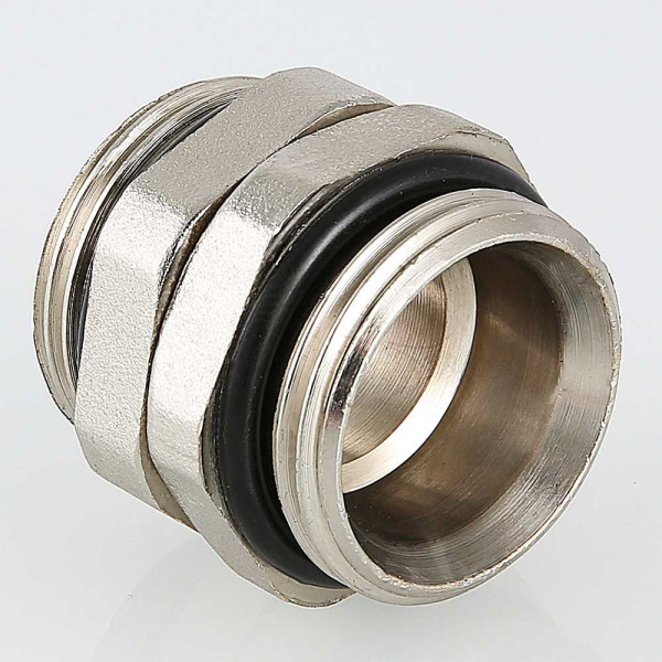 Ниппель сдвоенный Valtec 1" никель (VT.0606.0.06) Ниппель сдвоенный Valtec 1" никель (VT.0606.0.06)