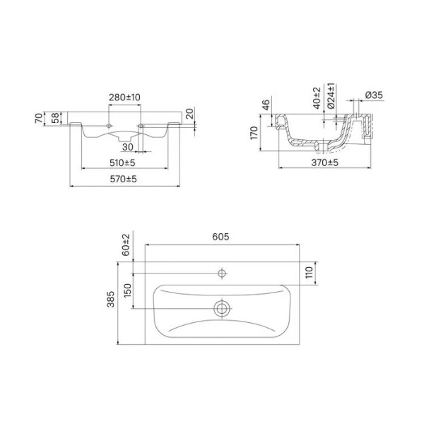 Раковина встраиваемая Iddis Optima Home 60x35 белая (3506000i28) Раковина встраиваемая Iddis Optima Home 60x35 белая (3506000i28)