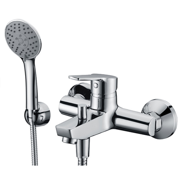 Смеситель для ванны и душа WasserKRAFT Rhin 4401 с коротким изливом Смеситель для ванны и душа WasserKRAFT Rhin 4401 с коротким изливом