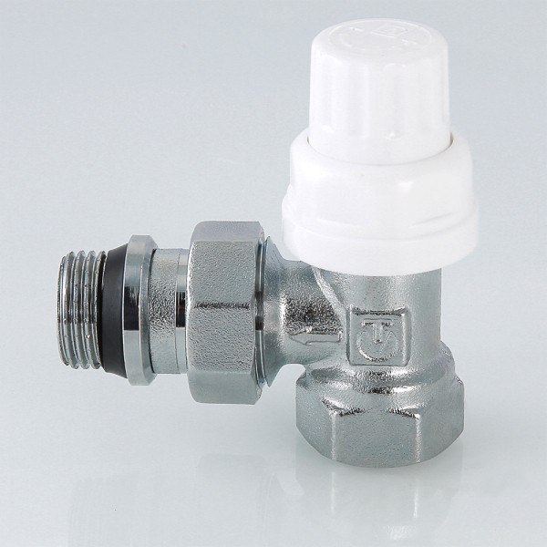 Клапан термостатический угловой 1/2" Valtec VT.031.NR (с уплотн. кольцом) (VT.031.NR.04)