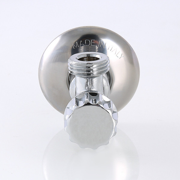 Кран угловой 1/2"х3/8" НН вентильный Valtec с чашкой VT.281.GBC.0403 Кран угловой 1/2"х3/8" НН вентильный Valtec с чашкой VT.281.GBC.0403