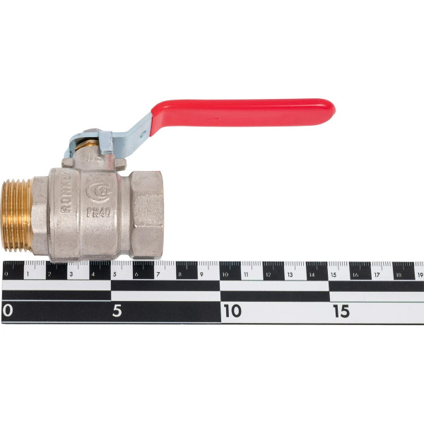 Кран 1" ВН шаровый Rommer (ГОСТ, красная ручка) RBV-0002-2210325 Кран 1" ВН шаровый Rommer (ГОСТ, красная ручка) RBV-0002-2210325