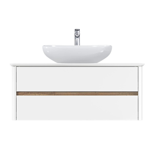 Тумба подвесная 1Marka Monro 1000x450x420 белый (Ц0000036661)