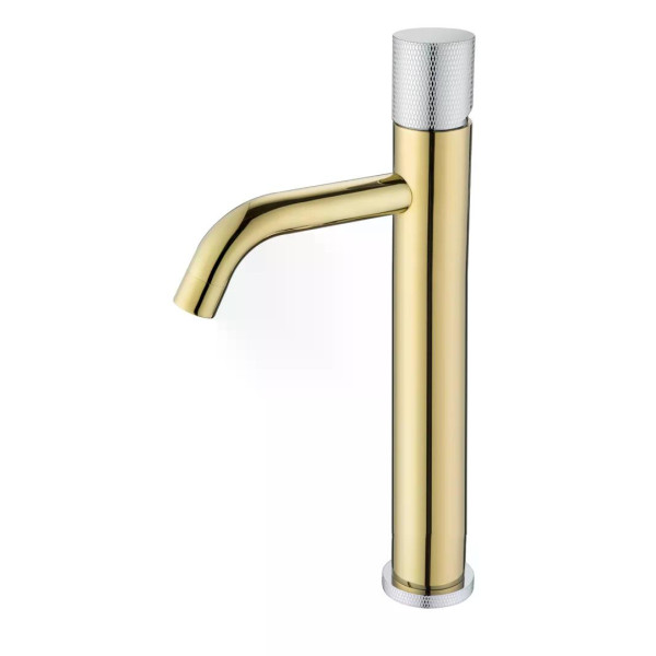 Смеситель для раковины Boheme Stick Золотой (122-GCR.2)