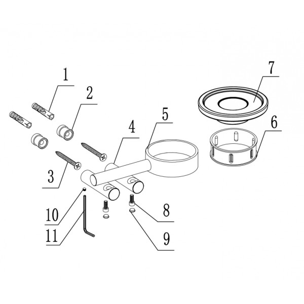Мыльница с держателем Abber Osten 316 сталь брашированная (AA1858BST) Мыльница с держателем Abber Osten 316 сталь брашированная (AA1858BST)