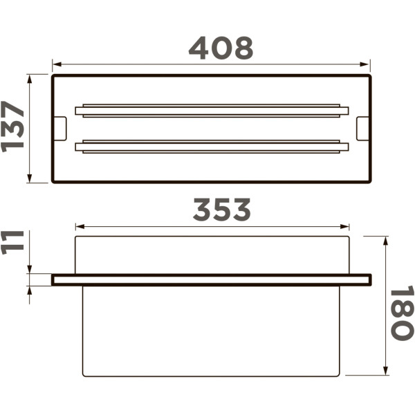 Доска для мойки Omoikiri 408x137 FP-03-PRO-GB 2 доски черный матовый (4999068) Доска для мойки Omoikiri 408x137 FP-03-PRO-GB 2 доски черный матовый (4999068)