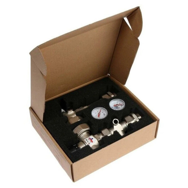 Насосно-смесительный узел TIM с термостатическим клапаном 20-43° 130мм/180мм, без насоса TIM (JH-1035) Насосно-смесительный узел TIM с термостатическим клапаном 20-43° 130мм/180мм, без насоса TIM (JH-1035)