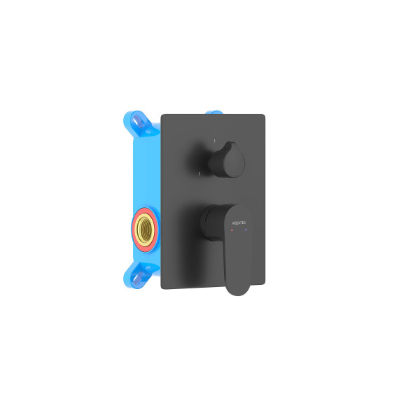 Смеситель для ванны Aquatek Оберон черный матовый (AQ1246MB) Смеситель для ванны Aquatek Оберон черный матовый (AQ1246MB)