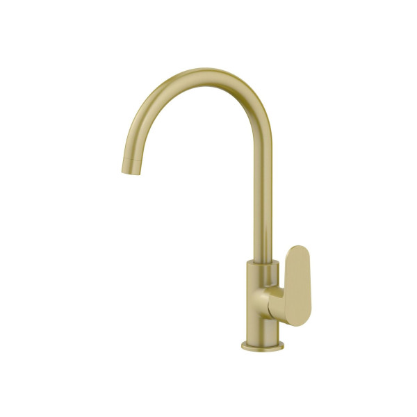 Смеситель для кухни Aquatek Оберон шлифованное золото (AQ1282BG) Смеситель для кухни Aquatek Оберон шлифованное золото (AQ1282BG)