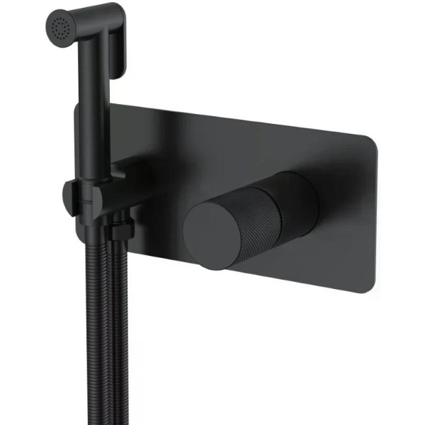 Смеситель с гигиеническим душем Boheme Stick B (черный) (127-BB.4) Смеситель с гигиеническим душем Boheme Stick B (черный) (127-BB.4)