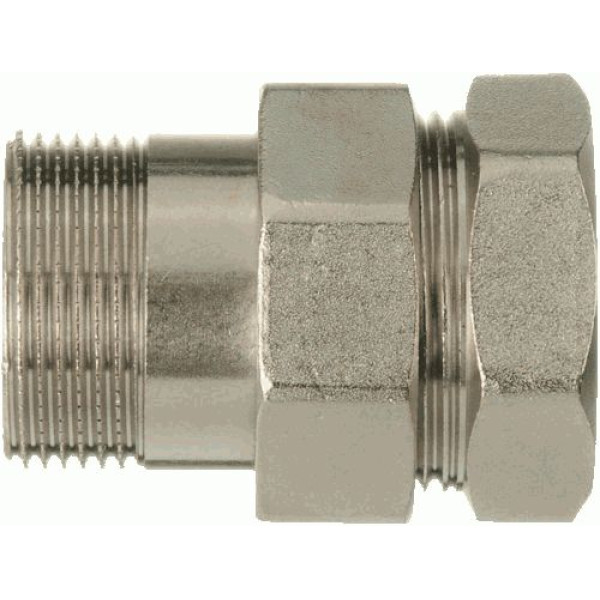 Сгон прямой 2" ВН TeRma (никель) (06265)