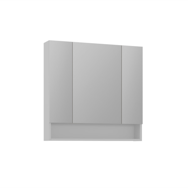 Шкаф зеркальный Orka Malta 800x160x780 кашемировый матовый (3001303)