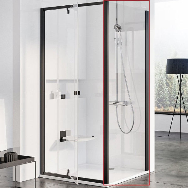 Душевое ограждение Ravak Pivot 100x190 стекло, профиль черный (90GA030Z1)