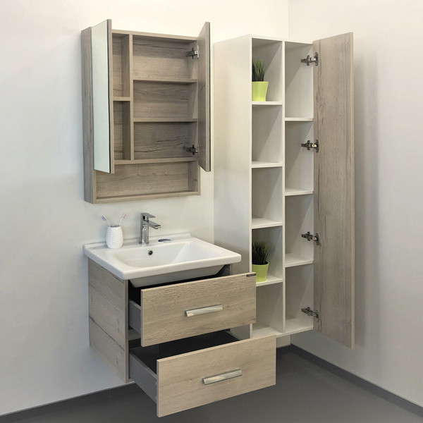 Тумба подвесная Comforty Палермо 600x540x450 белый глянцевый с раковиной (00-00001525) Тумба подвесная Comforty Палермо 600x540x450 белый глянцевый с раковиной (00-00001525)